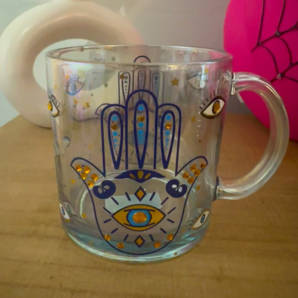 “Hamasa Hand” Embellished mug